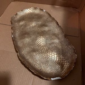 Pier 1 faux snakeskin tray